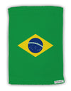 Brazil Flag AOP Micro Terry Sport Towel 11 X 18 inches All Over Print-TooLoud-White-Davson Sales