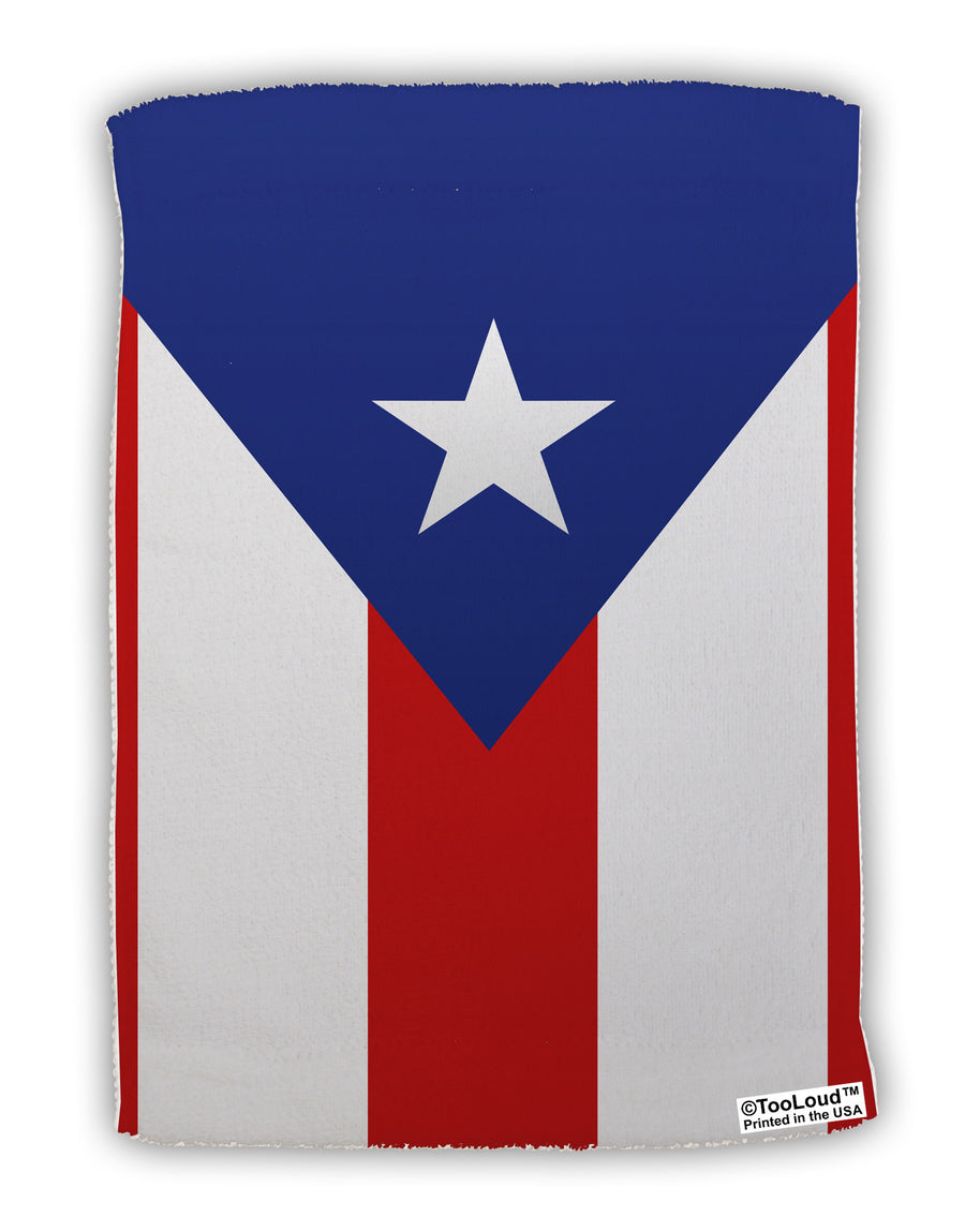 Puerto Rico Flag AOP Micro Terry Sport Towel 11 X 18 inches All Over Print-TooLoud-White-Davson Sales