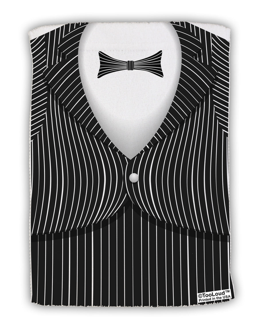 Skeleton Tuxedo Suit Costume Micro Terry Sport Towel 11 X 18 inches All Over Print-TooLoud-White-Davson Sales