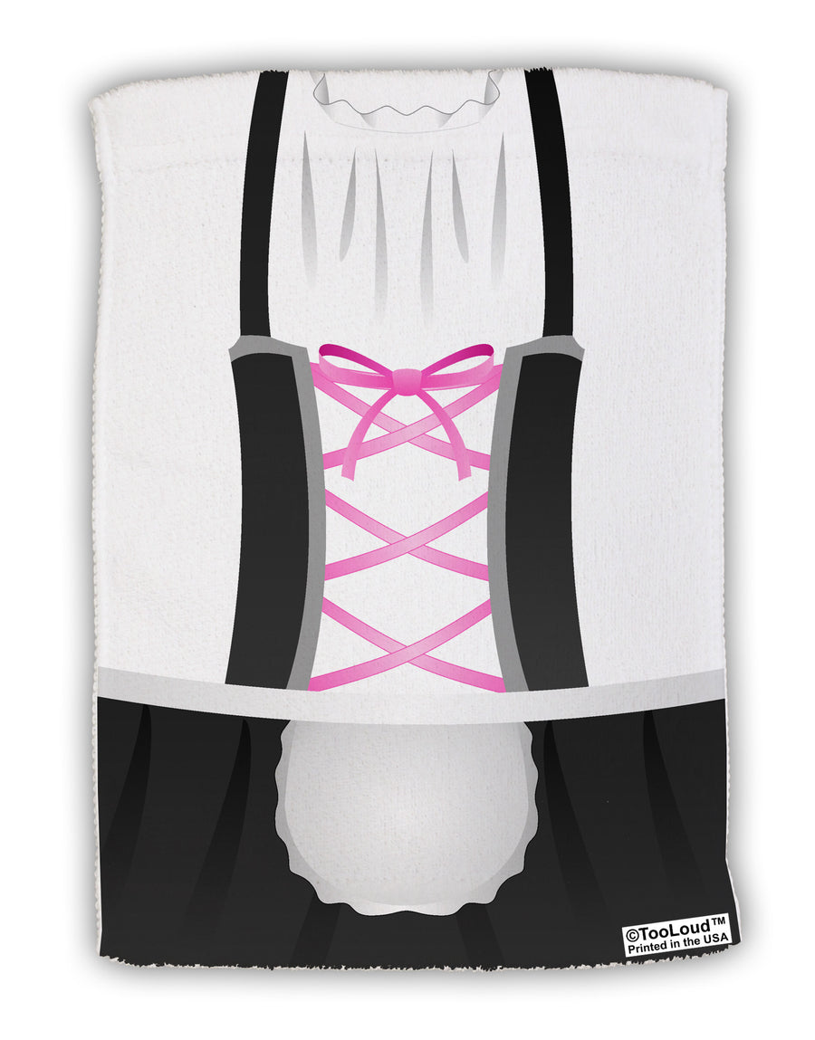 Dirndl Costume Black Micro Terry Sport Towel 15 X 22 inches All Over Print by TooLoud-Sport Towel-TooLoud-White-Davson Sales