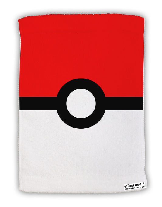Sporty Red and White Circle Micro Terry Sport Towel 11 X 18 inches All Over Print-Sport Towel-TooLoud-White-Davson Sales