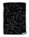 Constellations Black All Over Micro Terry Sport Towel 11 X 18 inches All Over Print-TooLoud-White-Davson Sales