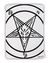 Official Sigil of Baphomet Micro Terry Sport Towel 11 X 18 inches All Over Print-Sport Towel-TooLoud-White-Davson Sales