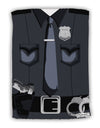 Police Costume AOP Micro Terry Sport Towel 11 X 18 inches All Over Print-TooLoud-White-Davson Sales