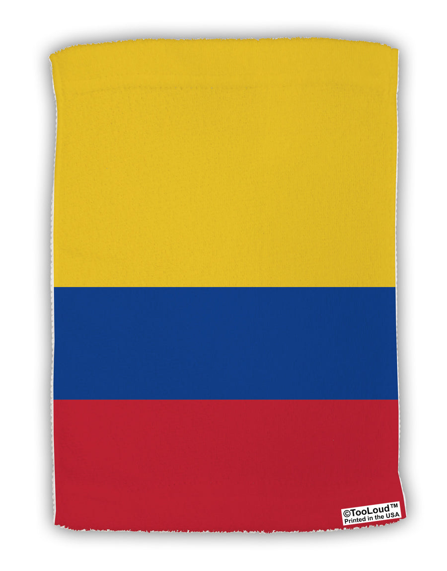 Colombia Flag AOP Micro Terry Sport Towel 11 X 18 inches All Over Print-TooLoud-White-Davson Sales