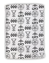 Satanic Symbols Micro Terry Sport Towel 11 X 18 inches All Over Print-Sport Towel-TooLoud-White-Davson Sales