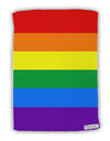 Rainbow Horizontal Gay Pride Flag Micro Terry Sport Towel 15 X 22 inches All Over Print by TooLoud-Sport Towel-TooLoud-White-Davson Sales
