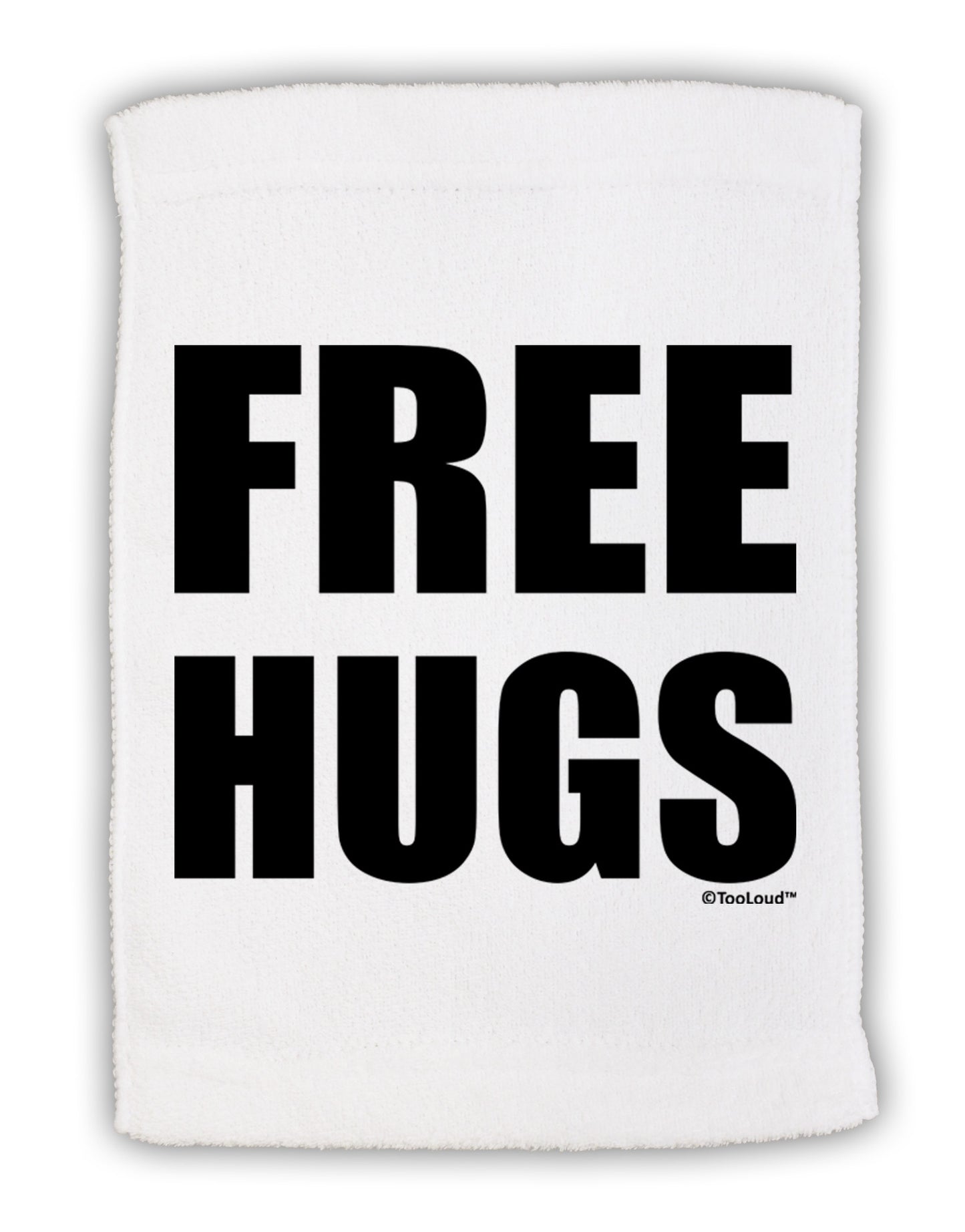 Free Hugs Micro Terry Sport Towel 15 X 22 inches-Sport Towel-TooLoud-White-Davson Sales