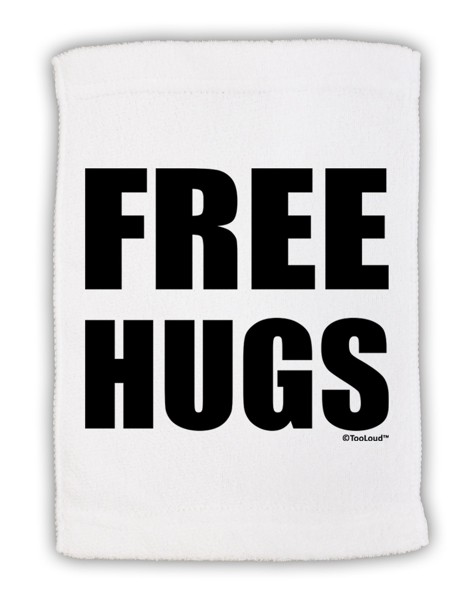 Free Hugs Micro Terry Sport Towel 15 X 22 inches-Sport Towel-TooLoud-White-Davson Sales