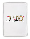 I Do - Bride Micro Terry Sport Towel 11 x 18 inches-TooLoud-White-Davson Sales