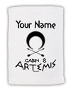 Personalized Cabin 8 Artemis Micro Terry Sport Towel 15 X 22 inches by TooLoud-Sport Towel-TooLoud-White-Davson Sales