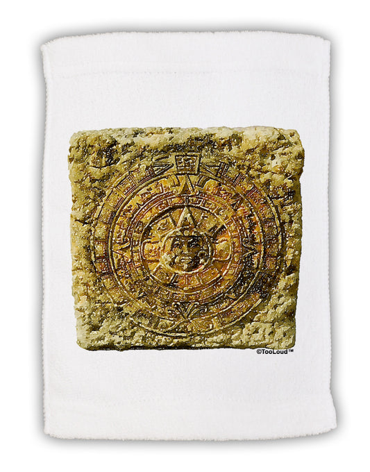 Stone Carving Sepia Micro Terry Sport Towel 11 x 18 inches-TooLoud-White-Davson Sales