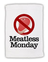 Meatless Monday Micro Terry Sport Towel 15 X 22 inches by TooLoud-Sport Towel-TooLoud-White-Davson Sales