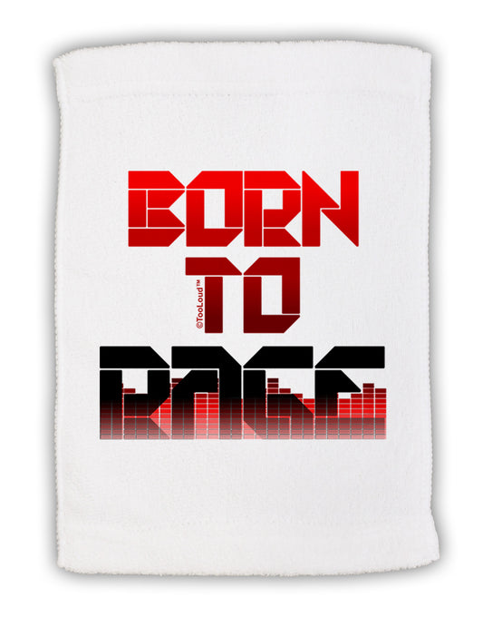 Born To Rage Red Micro Terry Sport Towel 11 x 18 inches-TooLoud-White-Davson Sales