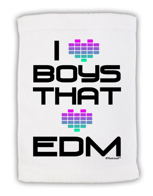 I Heart Boys That Heart EDM Micro Terry Sport Towel 15 X 22 inches-Sport Towel-TooLoud-White-Davson Sales