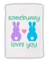 Somebunny Loves You Micro Terry Sport Towel 11 x 18 Inch by TooLoud-Sport Towel-TooLoud-White-Davson Sales