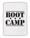 Bootcamp Large distressed Text Micro Terry Sport Towel 11 x 18 inches-TooLoud-White-Davson Sales