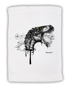 Artistic Ink Style Dinosaur Head Design Micro Terry Sport Towel 11 x 18 Inch by TooLoud-Sport Towel-TooLoud-White-Davson Sales