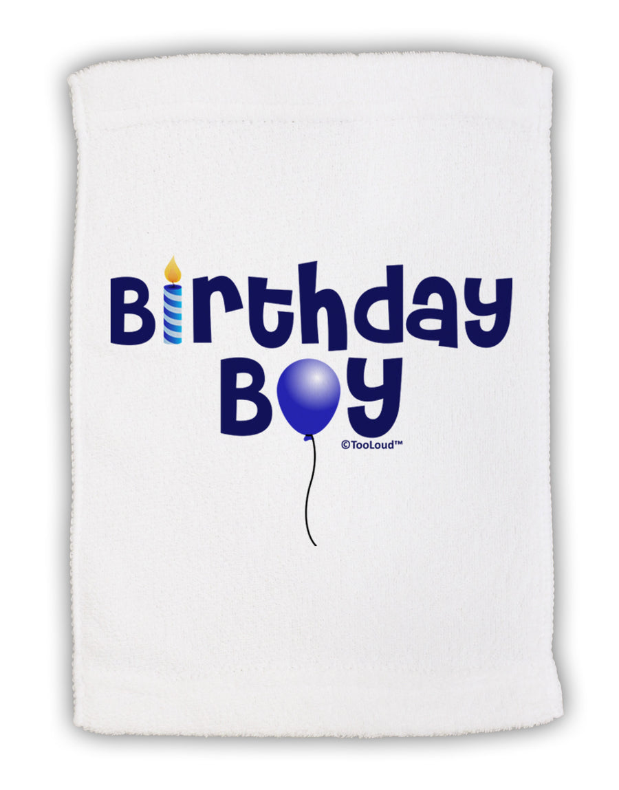 Birthday Boy - Candle and Balloon Micro Terry Sport Towel 11 x 18 Inch by TooLoud-Sport Towel-TooLoud-White-Davson Sales