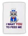 Patriotic Cat I Want You Micro Terry Sport Towel 15 X 22 inches by TooLoud-Sport Towel-TooLoud-White-Davson Sales