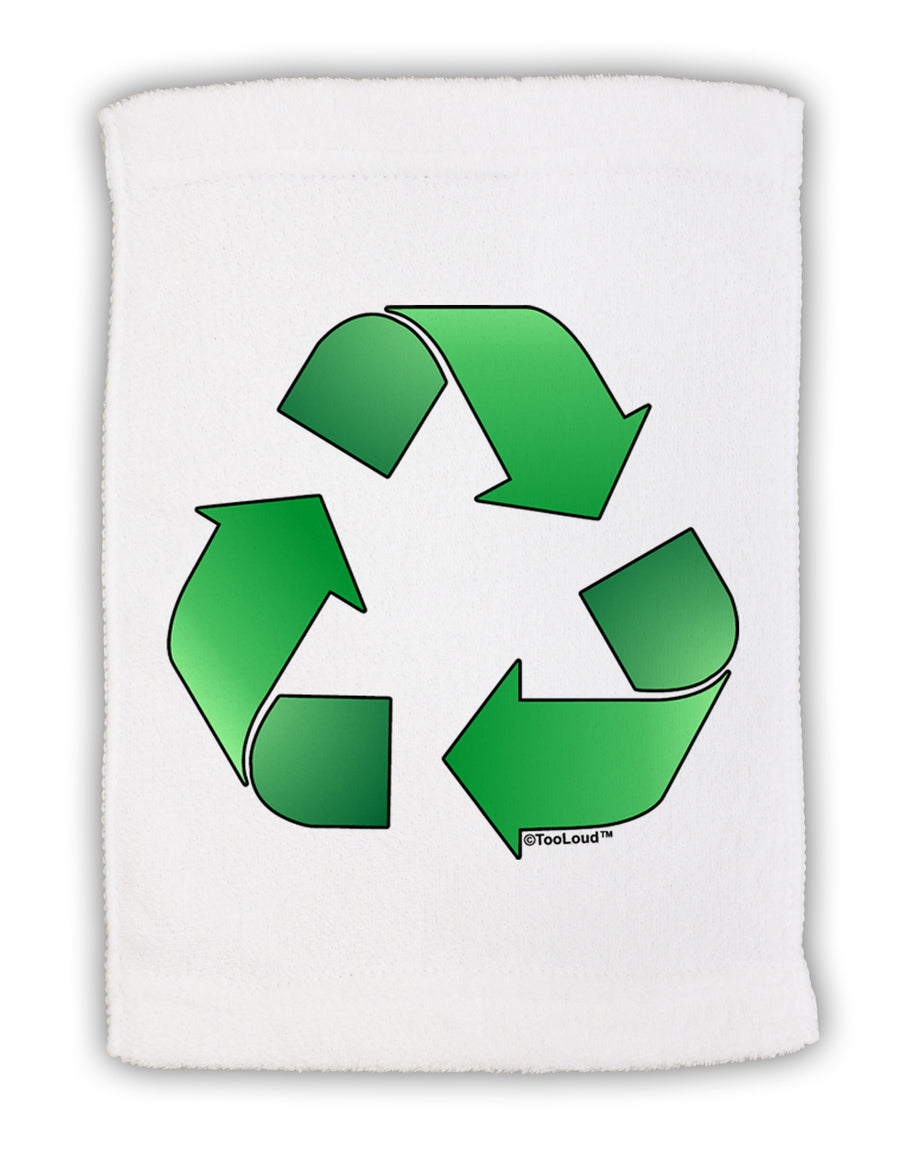 Recycle Green Micro Terry Sport Towel 15 X 22 inches by TooLoud-Sport Towel-TooLoud-White-Davson Sales