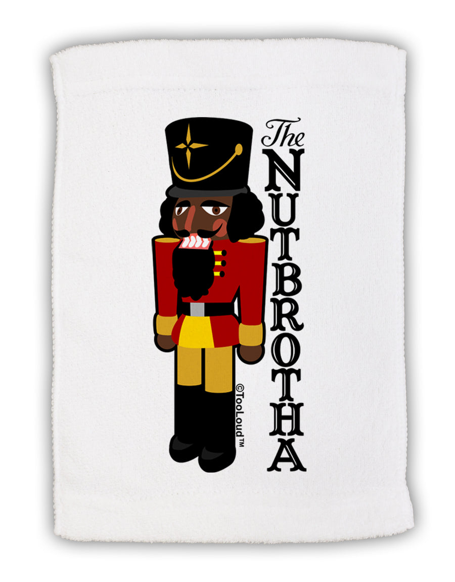 The Nutbrotha - Black Nutcracker Micro Terry Sport Towel 15 X 22 inches by TooLoud-Sport Towel-TooLoud-White-Davson Sales