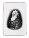 Charles Darwin Black and White Micro Terry Sport Towel 15 X 22 inches by TooLoud-Sport Towel-TooLoud-White-Davson Sales