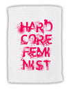 Hardcore Feminist - Pink Micro Terry Sport Towel 15 X 22 inches-Sport Towel-TooLoud-White-Davson Sales