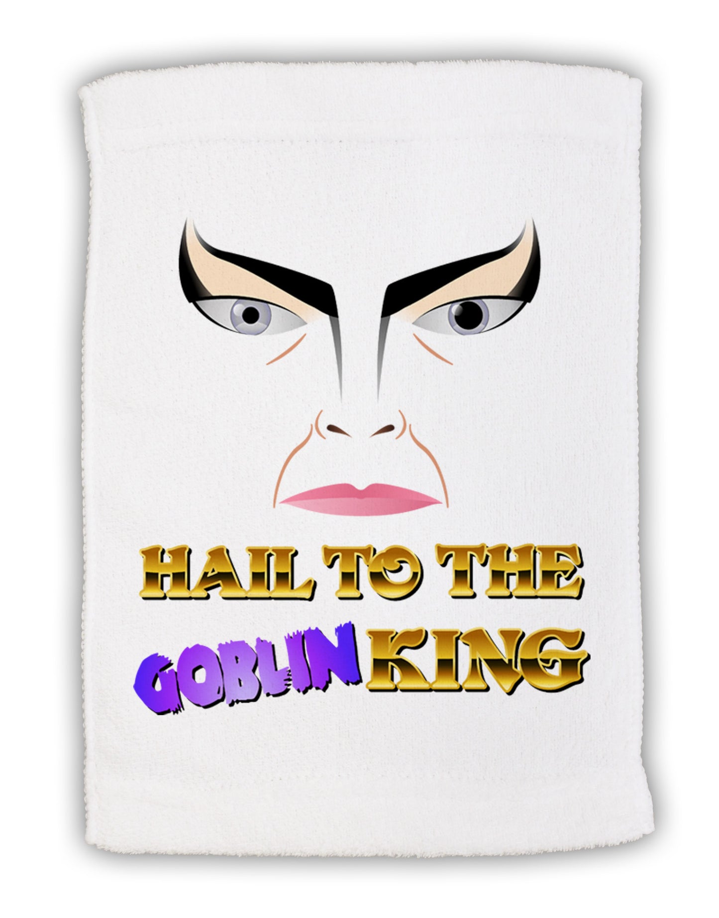 Hail to the Goblin King Micro Terry Sport Towel 11 x 18 inches-TooLoud-White-Davson Sales