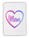 Mom Heart Design - Gradient Colors Micro Terry Sport Towel 15 X 22 inches by TooLoud-Sport Towel-TooLoud-White-Davson Sales