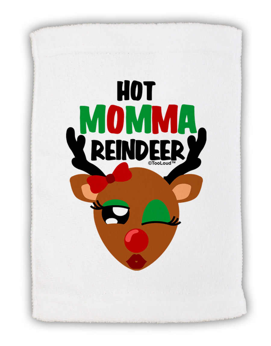 Hot Momma Reindeer Matching Deer Micro Terry Sport Towel 11 x 18 inches-Sport Towel-TooLoud-White-Davson Sales