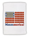 American Breakfast Flag - Bacon and Eggs - Mmmmerica Micro Terry Sport Towel 15 X 22 inches-Sport Towel-TooLoud-White-Davson Sales