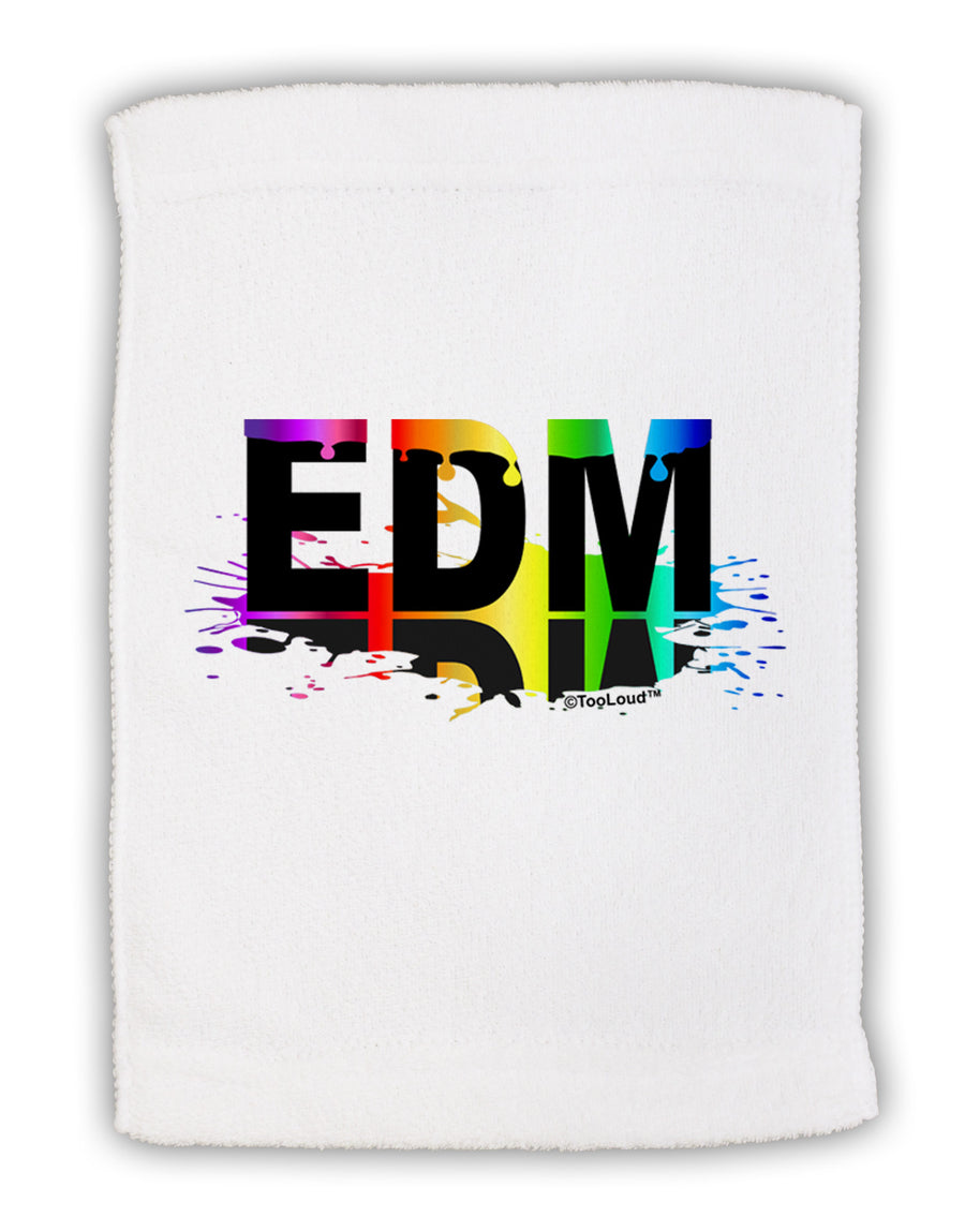 Paint EDM Micro Terry Sport Towel 11 x 18 inches-TooLoud-White-Davson Sales