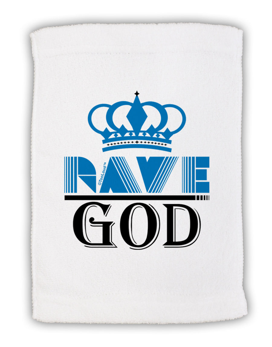 Rave God Micro Terry Sport Towel 11 x 18 inches-TooLoud-White-Davson Sales