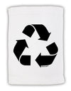 Recycle Black and White Micro Terry Sport Towel 15 X 22 inches by TooLoud-Sport Towel-TooLoud-White-Davson Sales