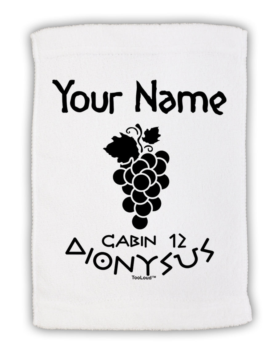 Personalized Cabin 12 Dionysus Micro Terry Sport Towel 15 X 22 inches by TooLoud-Sport Towel-TooLoud-White-Davson Sales