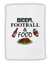 Beer Football Food Micro Terry Sport Towel 11 x 18 inches-TooLoud-White-Davson Sales