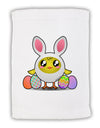 Chick In Bunny Costume Micro Terry Sport Towel 11 x 18 inches-TooLoud-White-Davson Sales