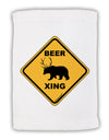 Beer Xing Micro Terry Sport Towel 11 x 18 inches-TooLoud-White-Davson Sales