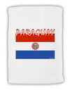 Paraguay Flag Micro Terry Sport Towel 11 x 18 inches-TooLoud-White-Davson Sales