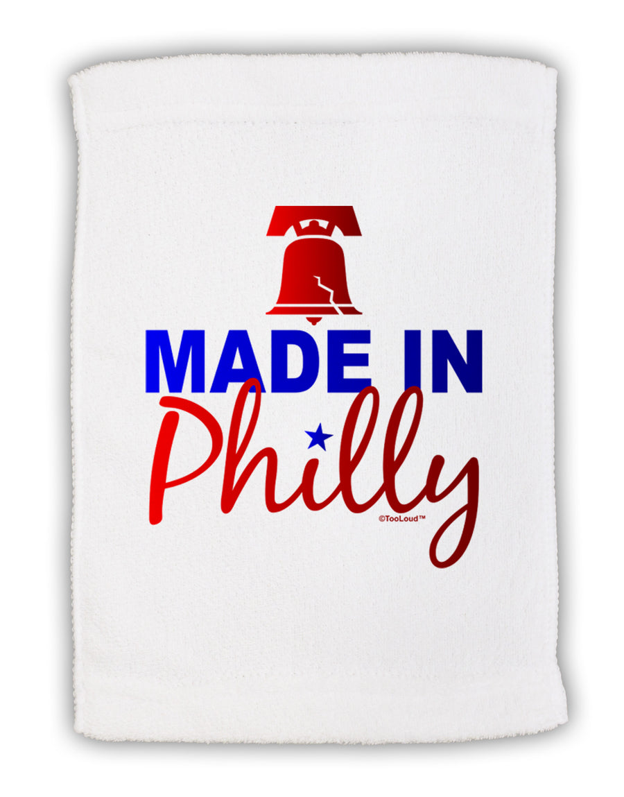 Made In Philly Micro Terry Sport Towel 11 x 18 inches-TooLoud-White-Davson Sales