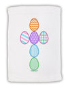 Easter Egg Cross Faux Applique Micro Terry Sport Towel 11 x 18 inches-Sport Towel-TooLoud-White-Davson Sales