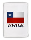 Chile Flag Micro Terry Sport Towel 11 x 18 inches-TooLoud-White-Davson Sales