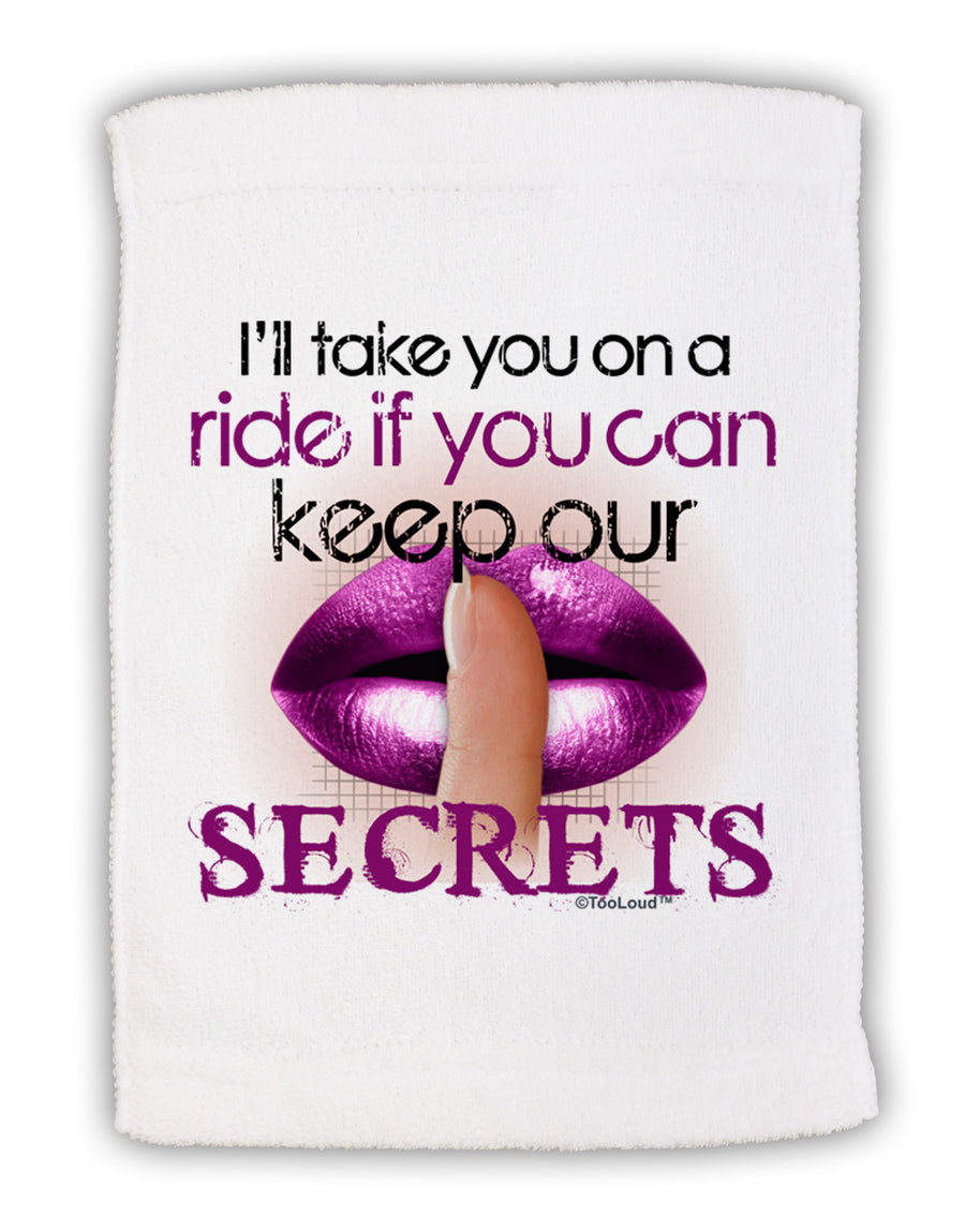 If You Can Keep Our Secrets Micro Terry Sport Towel 15 X 22 inches-Sport Towel-TooLoud-White-Davson Sales