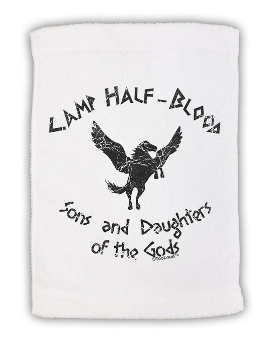 Camp Half-Blood Sons and Daughters Micro Terry Sport Towel 11 x 18 inches-Sport Towel-TooLoud-White-Davson Sales