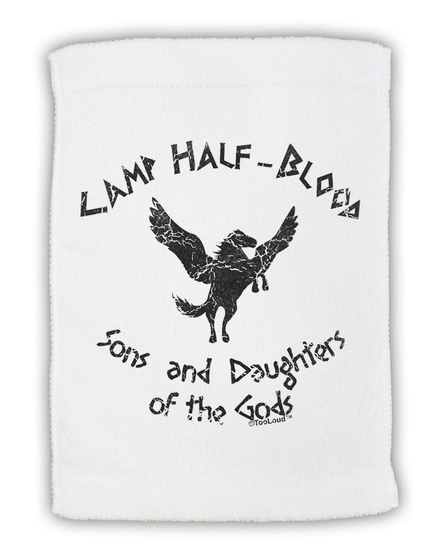 Camp Half-Blood Sons and Daughters Micro Terry Sport Towel 11 x 18 inches-Sport Towel-TooLoud-White-Davson Sales