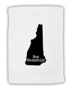 New Hampshire - United States Shape Micro Terry Sport Towel 11 x 18 Inch by TooLoud-Sport Towel-TooLoud-White-Davson Sales