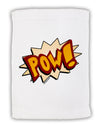 Onomatopoeia POW Micro Terry Sport Towel 11 x 18 inches-TooLoud-White-Davson Sales