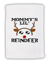 Mommy's Lil Reindeer Boy Micro Terry Sport Towel 11 x 18 inches-TooLoud-White-Davson Sales