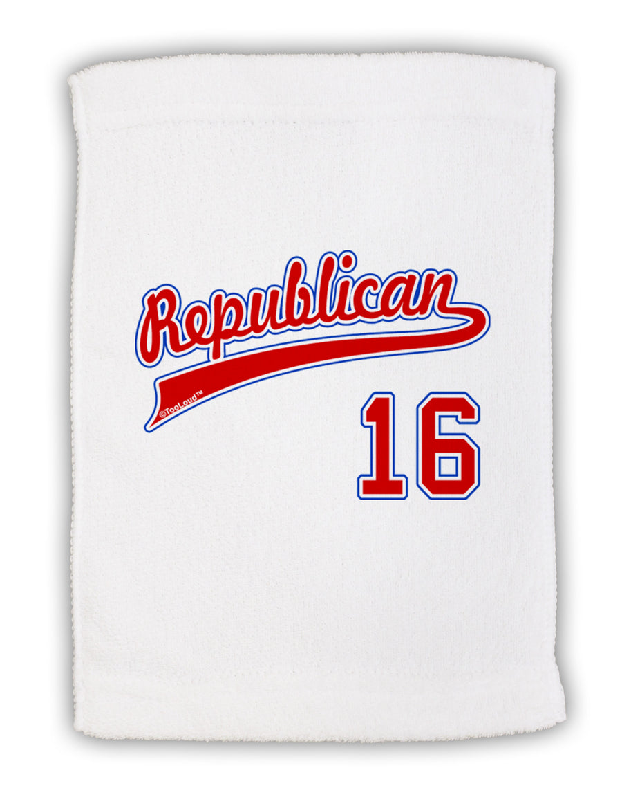 Republican Jersey 16 Micro Terry Sport Towel 11 x 18 inches-TooLoud-White-Davson Sales